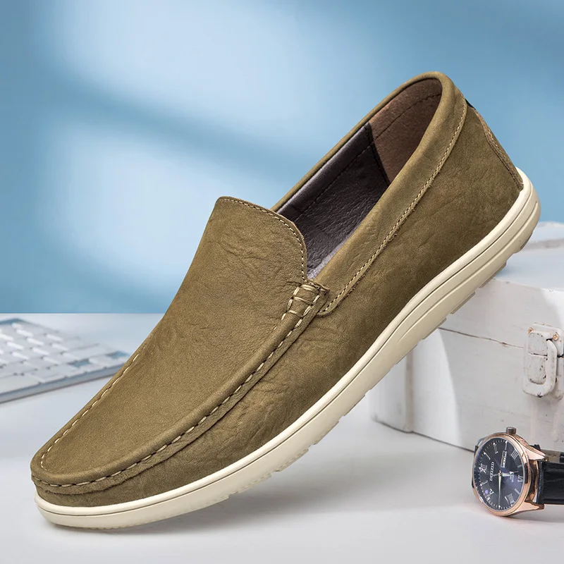 Pelle Italiana Leather Loafers