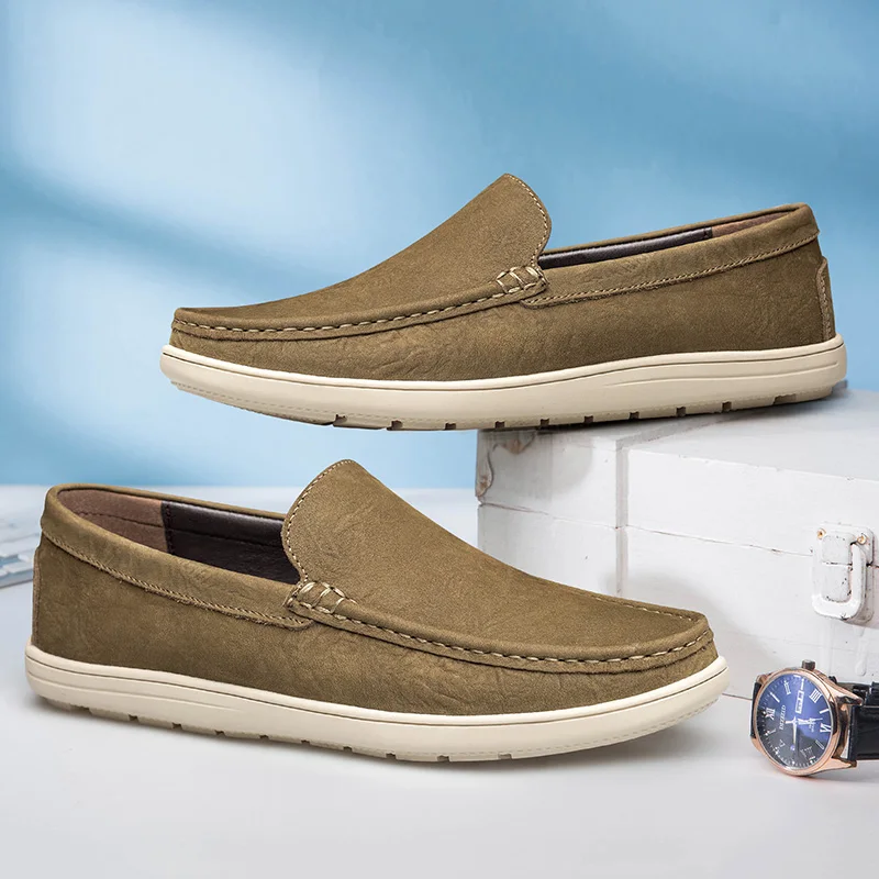 Pelle Italiana Leather Loafers