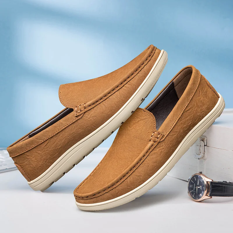 Pelle Italiana Leather Loafers