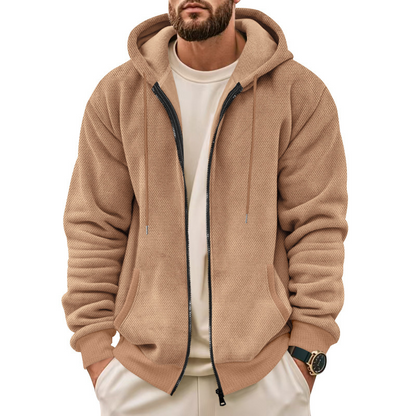 Brooklyn Waffle Knit Hoodie