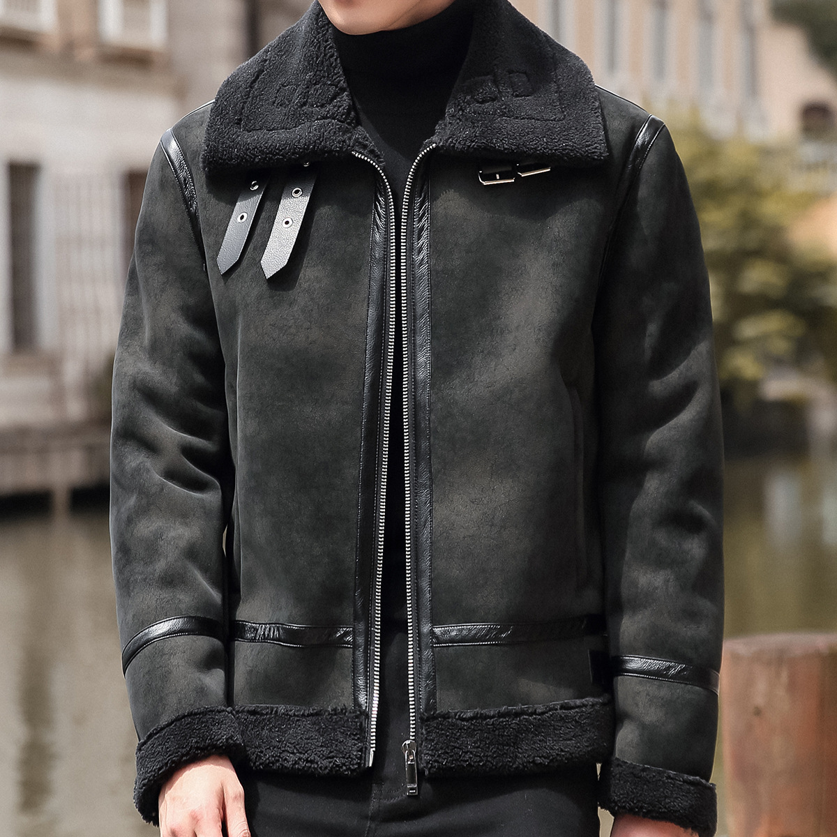 Westward Suede Shearling Jacket