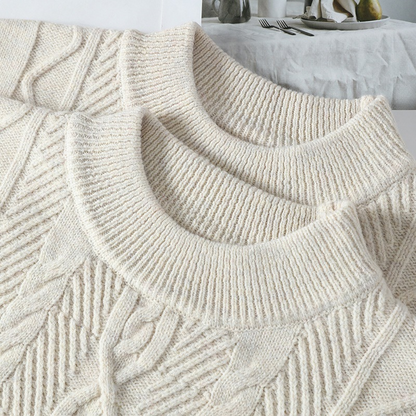 Cascade Cable Knit Sweater