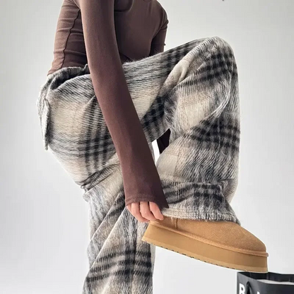 Luna Plaid Sweatpants
