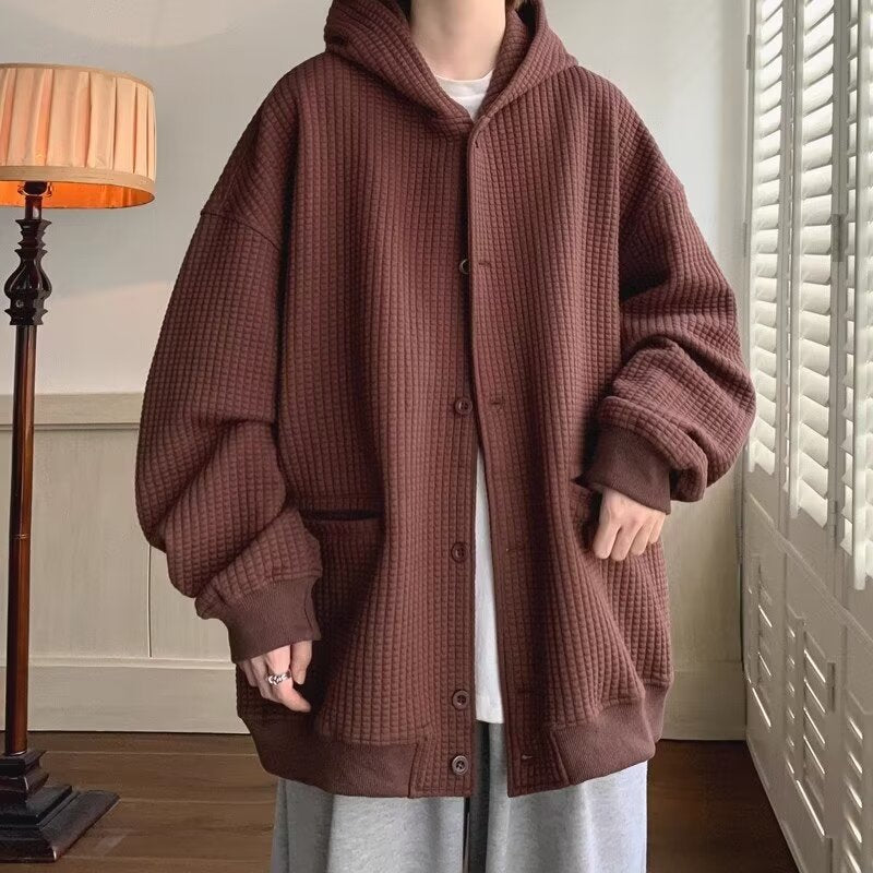 Hype Waffle Knit Cardigan