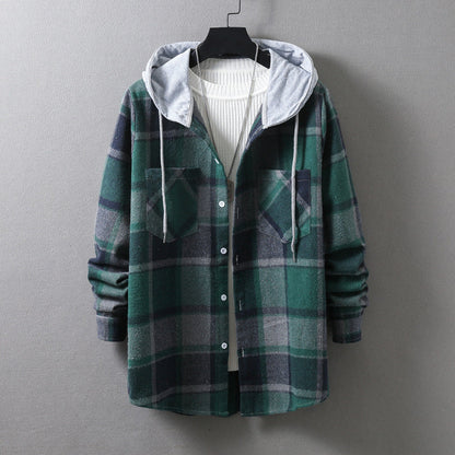 Ridge Hooded Flannel Shirt