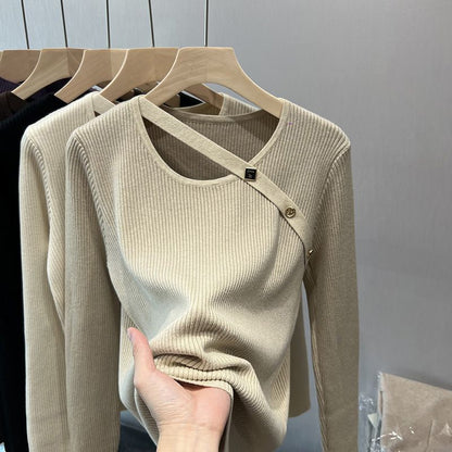 Celine Ribbed Knit Sweater