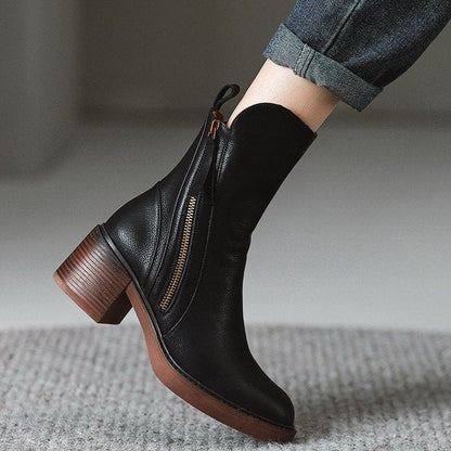 Vittoria Leather Ankle Boots