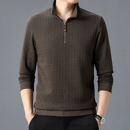 Bleu Quarter-Zip Sweater